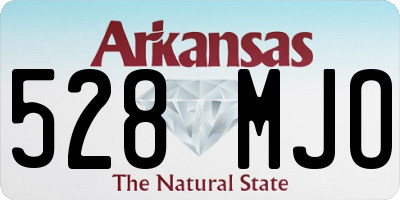 AR license plate 528MJO