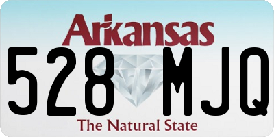 AR license plate 528MJQ