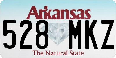 AR license plate 528MKZ