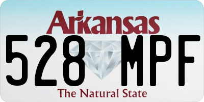 AR license plate 528MPF