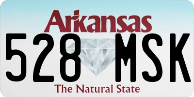 AR license plate 528MSK