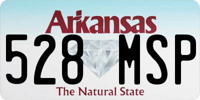 AR license plate 528MSP