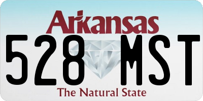 AR license plate 528MST