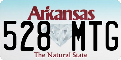 AR license plate 528MTG