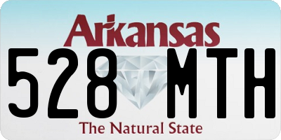 AR license plate 528MTH