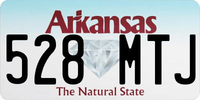 AR license plate 528MTJ