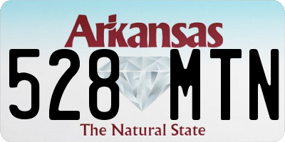 AR license plate 528MTN