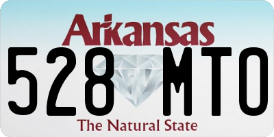 AR license plate 528MTO