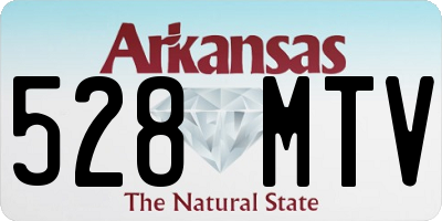 AR license plate 528MTV