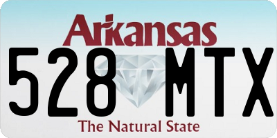 AR license plate 528MTX