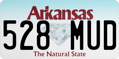 AR license plate 528MUD