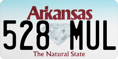 AR license plate 528MUL