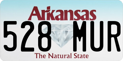 AR license plate 528MUR