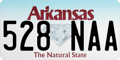 AR license plate 528NAA