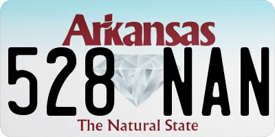 AR license plate 528NAN