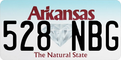 AR license plate 528NBG