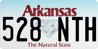 AR license plate 528NTH
