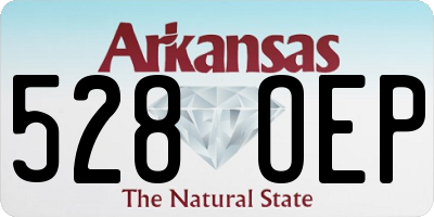 AR license plate 528OEP