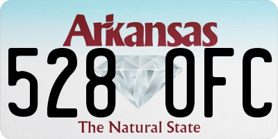 AR license plate 528OFC