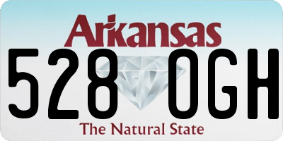 AR license plate 528OGH