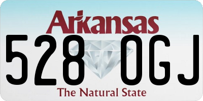 AR license plate 528OGJ