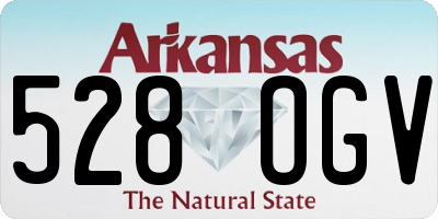 AR license plate 528OGV