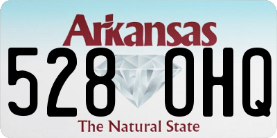 AR license plate 528OHQ