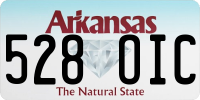 AR license plate 528OIC