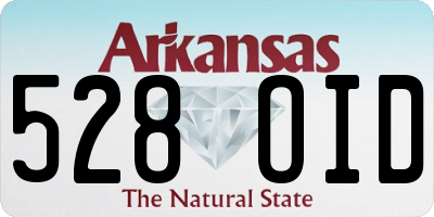 AR license plate 528OID