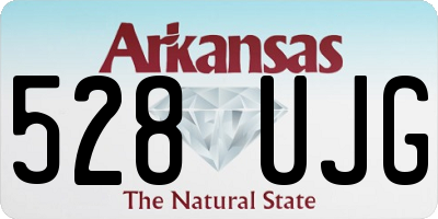 AR license plate 528UJG
