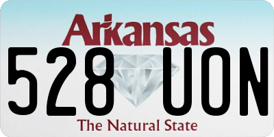 AR license plate 528UON