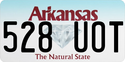 AR license plate 528UOT