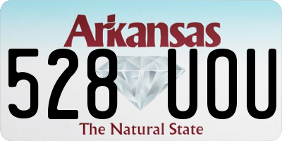 AR license plate 528UOU