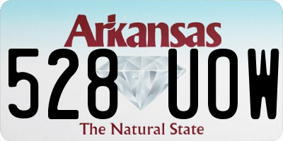 AR license plate 528UOW