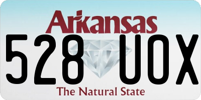AR license plate 528UOX