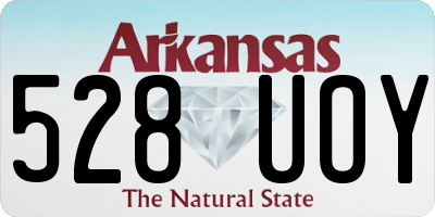 AR license plate 528UOY