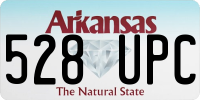 AR license plate 528UPC