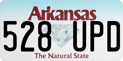 AR license plate 528UPD