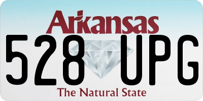 AR license plate 528UPG