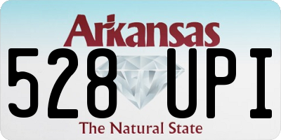 AR license plate 528UPI