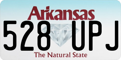 AR license plate 528UPJ