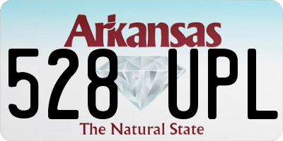 AR license plate 528UPL