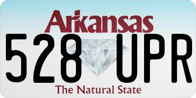 AR license plate 528UPR