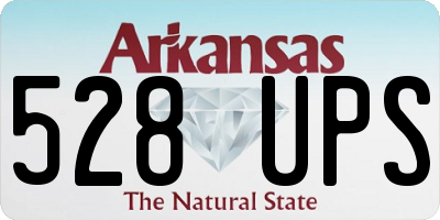 AR license plate 528UPS