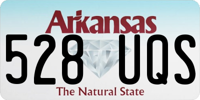 AR license plate 528UQS