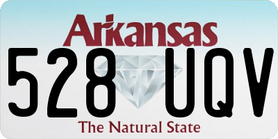 AR license plate 528UQV
