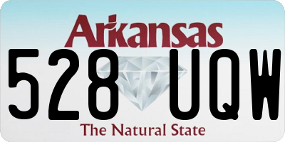 AR license plate 528UQW