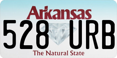 AR license plate 528URB