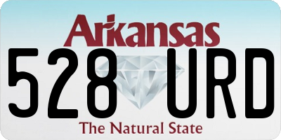 AR license plate 528URD