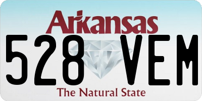 AR license plate 528VEM